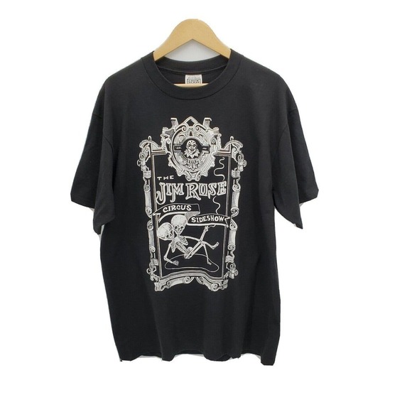 Vintage 90s The Jim Rose Circus Sideshow T Shirt "Freak" Autographed Size XL